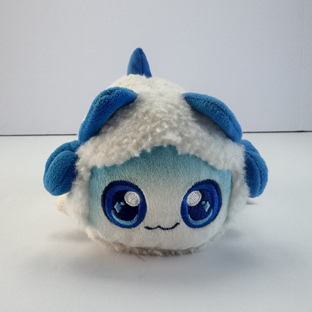 Aphmau MeeMeows 6 Inch Mystery Plush - Sheep Pierce Cat White Blue Cute Sweet